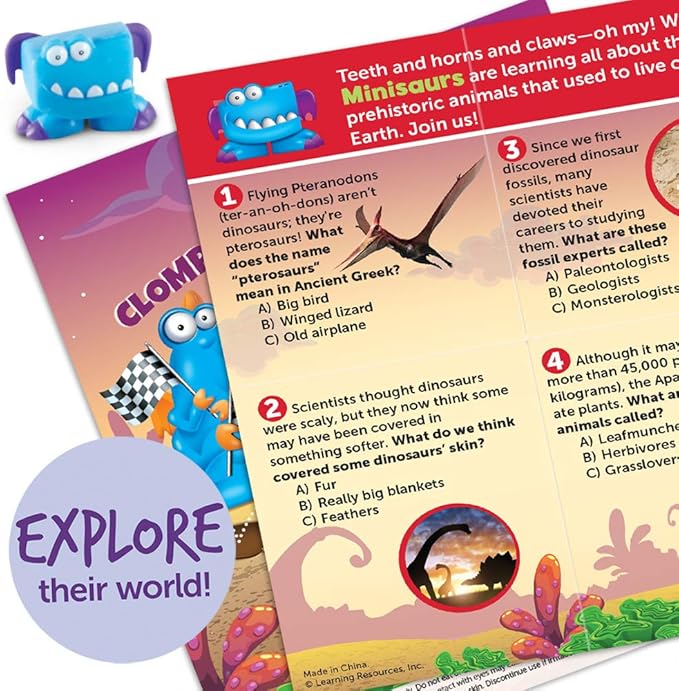 Learning Resources Beaker Creatures Reactor Pod, Homeschool, STEM Toys, Science and Experiments for Kids, 3 Piece Set, Series 1