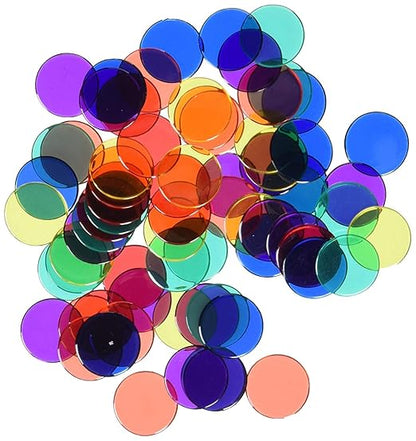 hand2mind Transparent Counters Classroom Kit, Plastic Bingo Chips, Math Bingo Tokens, Math Manipulatives for Preschool, Counters for Kids Math, Childrens Counting Manipulatives (Set of 5,000)