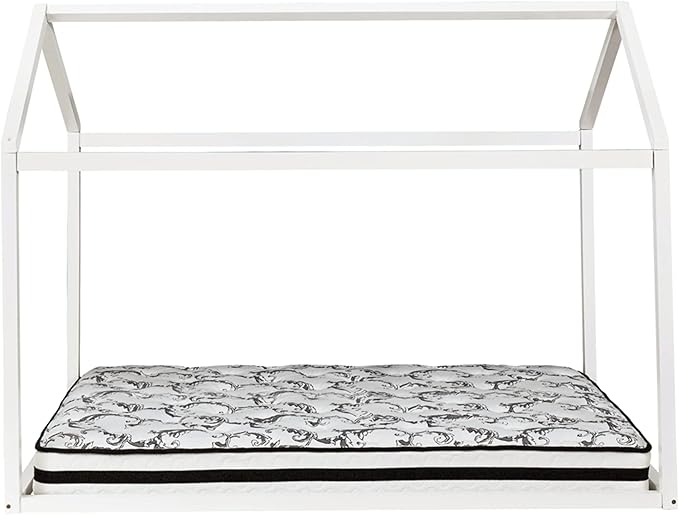 Signature Design by Ashley Flannibrook Contemporary House Bed Frame, Full, White