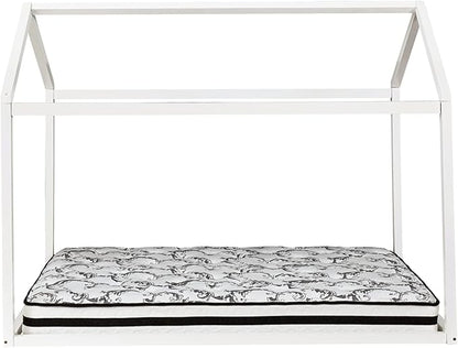 Signature Design by Ashley Flannibrook Contemporary House Bed Frame, Full, White