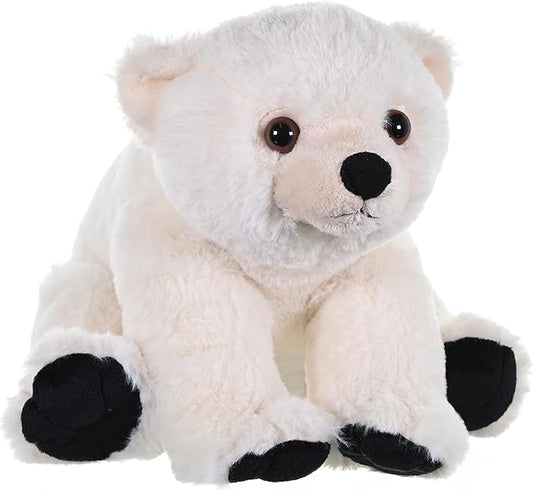 Wild Republic Polar Bear Baby Plush, Stuffed Animal, Plush Toy, Gifts for Kids, Cuddlekins 12 Inches