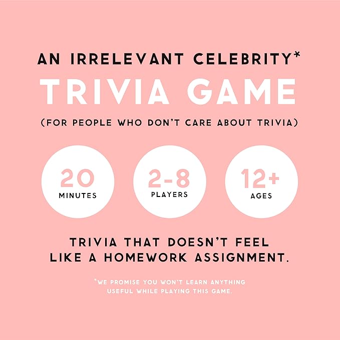 Brass Monkey Irrelevant Celebrity Trivia