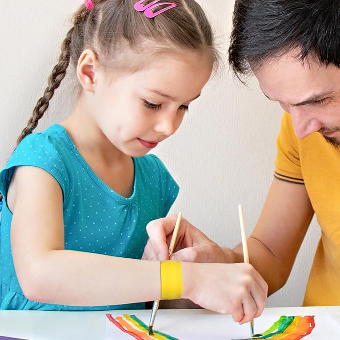 10Pcs Slap Bracelets - Silicone Snap Ruler Snap Bands Wristband for Classroom Prize Party Favors