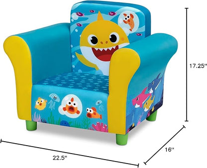 Delta Children Upholstered Chair, Baby Shark