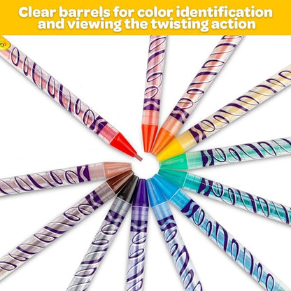 Crayola Twistables Colored Pencils Set (65ct), Kids Drawing Kit, Portable Art Case, Kids Colored Pencils, Coloring Supplies, Gifts