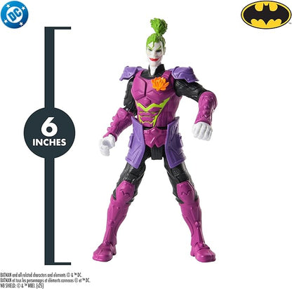 DC Comics, Batman Battle Clash 6” Ninja Strike The Joker Action Figure with 2 Ninja Accessories, Super Hero Kids Toys for Boys and Girls Ages 3 & Up
