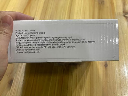 Larcele Micro Pig Building Blocks Mini Building Toy Bricks,1547 Pieces KLJM-02 (Model 558)