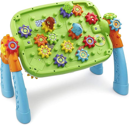 VTech GearZooz 2-in-1 Jungle Friends Gear Park (Frustration Free Packaging), Multicolor