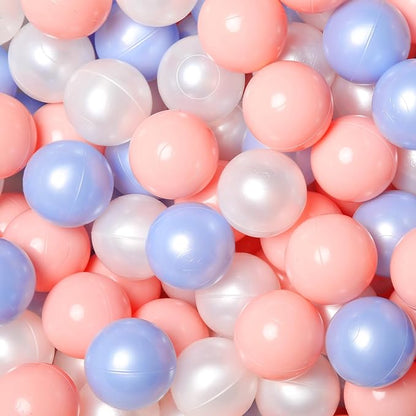 GOGOSO Ball Pit Balls for Toddles, Kids Plastic Balls for BallPit, Pool, Baby Party Accessories, Birthday Decoration 50 100 200 500 1000