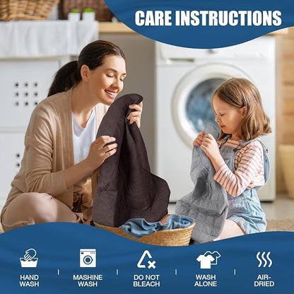 TAOCOCO 100% Waterproof Recliner Covers, Recliner Sofa Covers with Leg Straps, Reversible Recliner Couch Cover for Reclining Chair, Washable Couch Protector for Pets Kids(2 Seater, Chocolate)