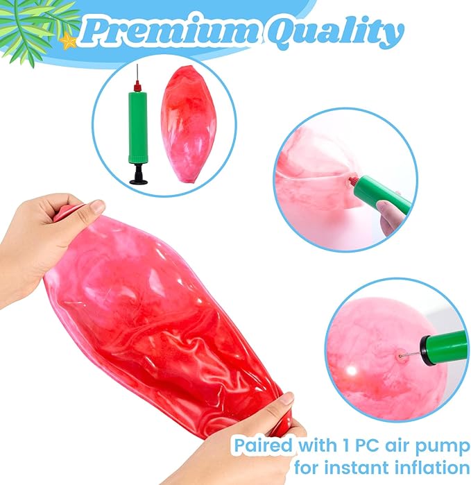 3 otters 6PCS Playground Balls, 8.5 Inche Inflatable Bouncy Balls with Pump, Kickball DodgeBalls, for Kids Indoor Outdoor Plays, Sports