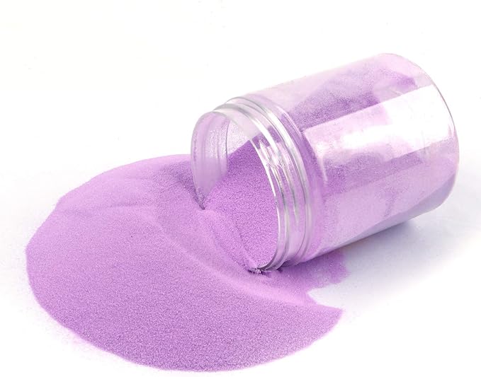 Shiny Stone Colorful Sand,Rainbow Sand,Art Sand,Colored Sand,Craft Sand,Decorative Wedding Vibrant Sand, 250g/0.55lbs/8.81oz for Kids Creativity Wedding Succulent Terrarium Vase (Amethyst)