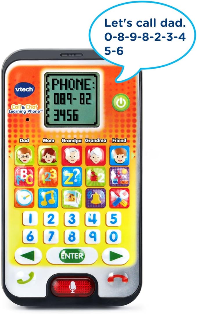 VTech Call and Chat Learning Phone, Orange