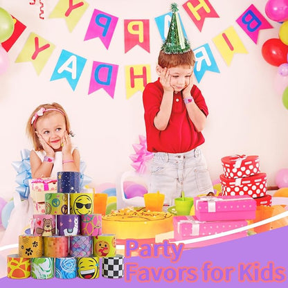 150 Pcs Slap Bracelets,Colorful Slap Bracelets Wristbands with Animal Hearts Print Design,Party Favors Slap Bracelets Bulk for Boys Girls Birthday Party Supplies