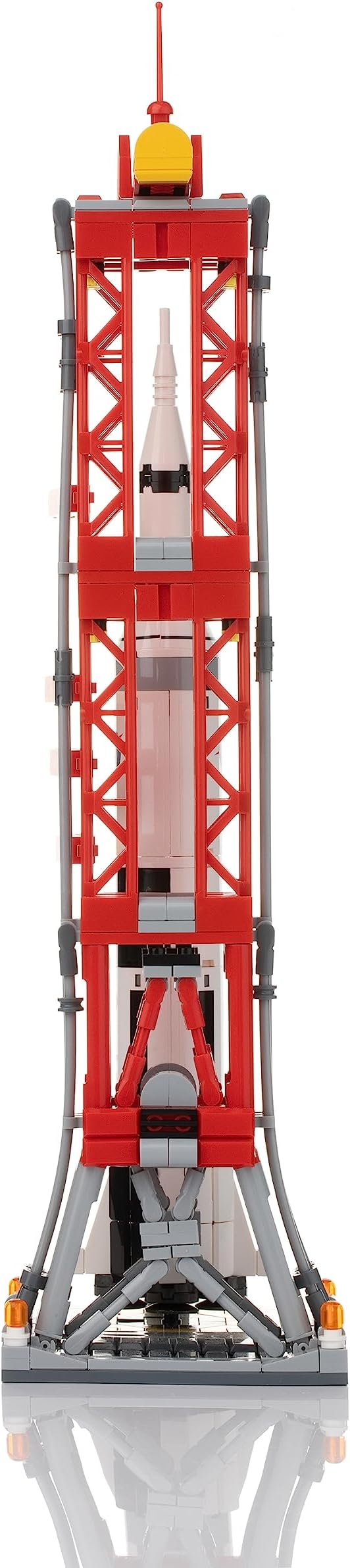 Rocket Launch Building Block Set (457 Pieces) Space Series Building Blocks for Kids and Adults