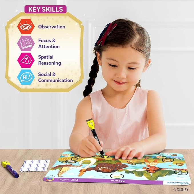 Skillmatics Preschool Learning Activity - Search and Find Disney Princess, Educational Game for Kids, Toddlers Who Love Toys, Art & Craft Activities, Valentine's Day Gifts for Ages 3, 4, 5, 6