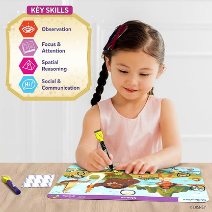 Skillmatics Preschool Learning Activity - Search and Find Disney Princess, Educational Game for Kids, Toddlers Who Love Toys, Art & Craft Activities, Valentine's Day Gifts for Ages 3, 4, 5, 6