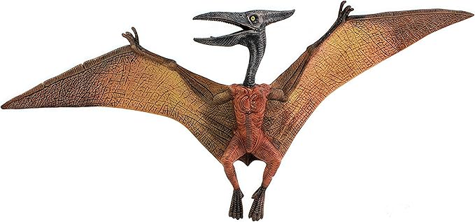 Gemini&Genius Pterosaur Dinosaur Toy for Kids, Pterodactyl Dinosaur Figure Gift- Stocking Stuffers, Party Favor, Goodie Bag Fillers, Cup Cake Toppers for Kids