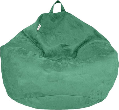 Bean Bag Stuffed Animal Storage Or Cover | No Filler | Extra Large | for Adults Or Kids | Double Stitched | Durable Zipper | Premium Microsuede
