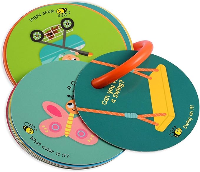 MOLLYBEE KIDS Toddler Outdoor Scavenger Hunt Cards at The Park, Toddler Games, Gifts for Ages 2, 3