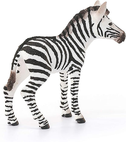 Schleich Wild Life, Animal Figurine, Animal Toys for Boys and Girls 3-8 Years Old, Zebra Foal, Ages 3+