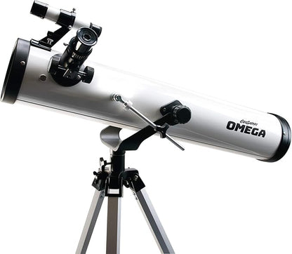 Educational Insights GeoSafari Omega Reflector Telescope, Telescope for Kids & Adults, Supports STEM Learning, Great to Explore Space, Moon,& Stars, Ages 8+