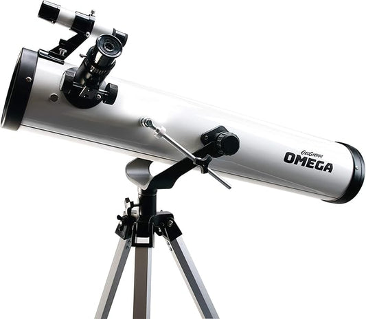 Educational Insights GeoSafari Omega Reflector Telescope, Telescope for Kids & Adults, Supports STEM Learning, Great to Explore Space, Moon,& Stars, Ages 8+