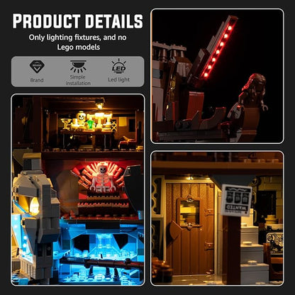 Nitemode Light Kit Compatible with Lego 21363 The Goonies,Upgraded Brightness Adjustable Lighting Accessories(JUST Lights)