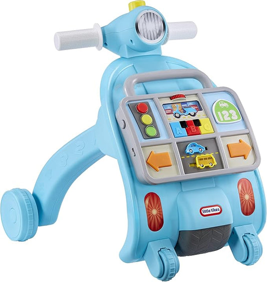 Little Tikes Learn & Play Learning Lane Activity Walker, Sit-to Stand, Walking, Sounds, Learning, Sound Effects, Gift & Travel Toy for Babies Infants Toddlers Girls Boys 9+ Months