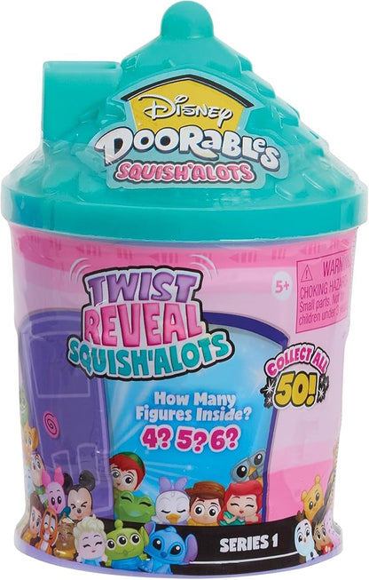 Disney Doorables Squish’Alots Series 1, Collectible Blind Bag Figures in Capsule, Kids Toys for Ages 5 Up by Just Play