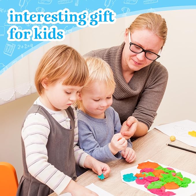 100g Foam Clay, Modeling Clay, Air Dry Ultra Light Clay, Non-Toxic, Non-Sticky, Ideal Gift for Boys and Girls