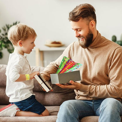 JUNEBRUSHS 56 Pcs Religious Slap Bracelets Christian Gifts for Kids, Jesus Love You Wristbands Snap Bracelets for Christian Stocking Stuffers Sunday School Gifts Happy Birthday Jesus Party Supplies