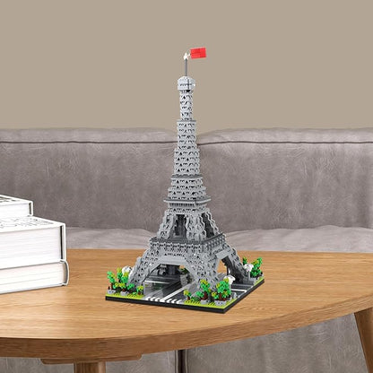 Paris Eiffel Tower World Famous Architectural Model Micro Building Blocks Set 3350 Pieces 3D Puzzle Toys Gifts for Kid and Adult
