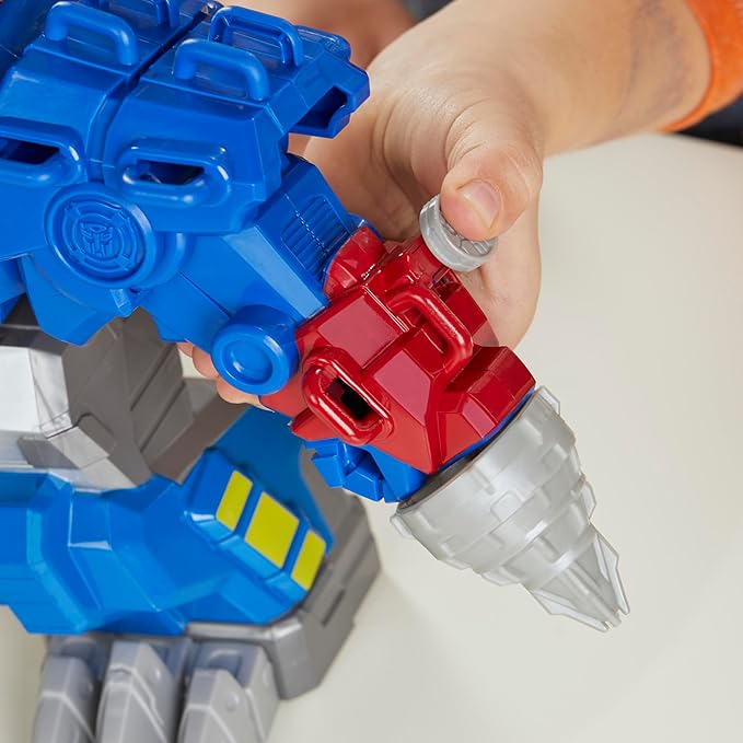 Transformers Dinobot Adventures Optimus Prime T-Rex Converting Toy with Lights and Sounds, 9+ Inch Action Figure, Ages 3 and Up (Amazon Exclusive)