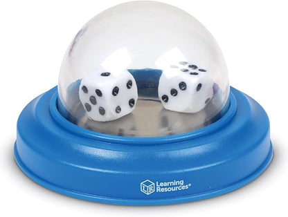 Learning Resources Dice Poppers - 2 Pieces, Ages 3+ Board Game Accessory, Dice Game, Dice Popper for Trivia Nights, Math Games for Kids