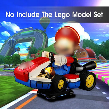 LED Light for Lego 72037 Mario Kart Mario & Standard Kart Set, Light Kit Compatible with Lego 72037 Building Blocks Model, Not Included The Model Set