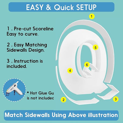 2FT Letter Q Mosaic Balloon Frame Letter DIY Fillable Letters Kit for Birthday Party Wedding Backdrop Decor