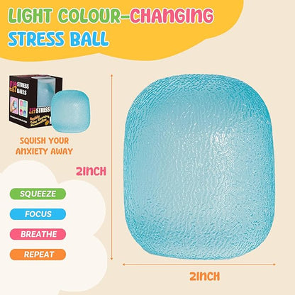 Fidget Toys Squishy Drop, Stress Cube Squishies Anxiety Stress Relief, Ice Squishy Stress Cube-Drop Malt Sugar Balls, Sensory Ball for Kids with Autism (Pink Dough Ball, 1)