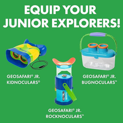 Educational Insights GeoSafari Jr. Kidnoculars Extreme, Kids Binoculars With Audio, Perfect Outdoor Toy For Ages 5+