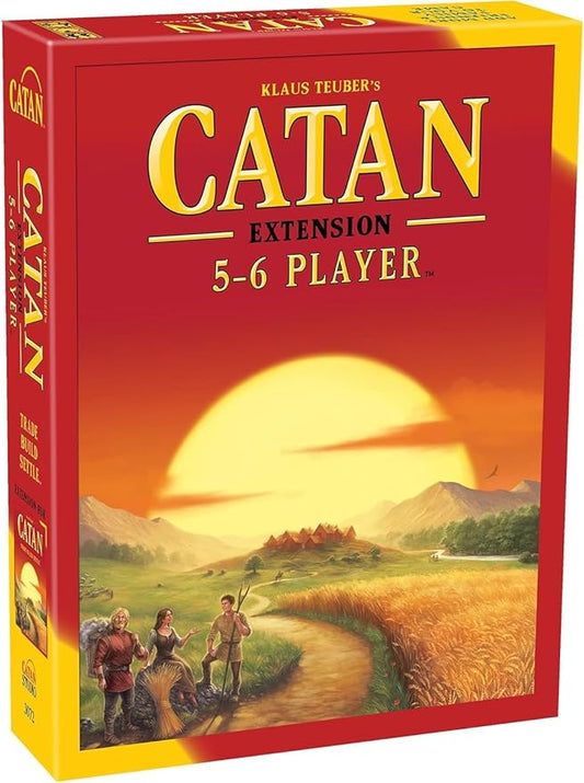 CATAN Board Game 5-6 Player Extension - Expand Your CATAN Game for More Players, Strategy Game for Kids and Adults, Ages 10+, 3-6 Players, 60-90 Minute Playtime, Made by CATAN Studio