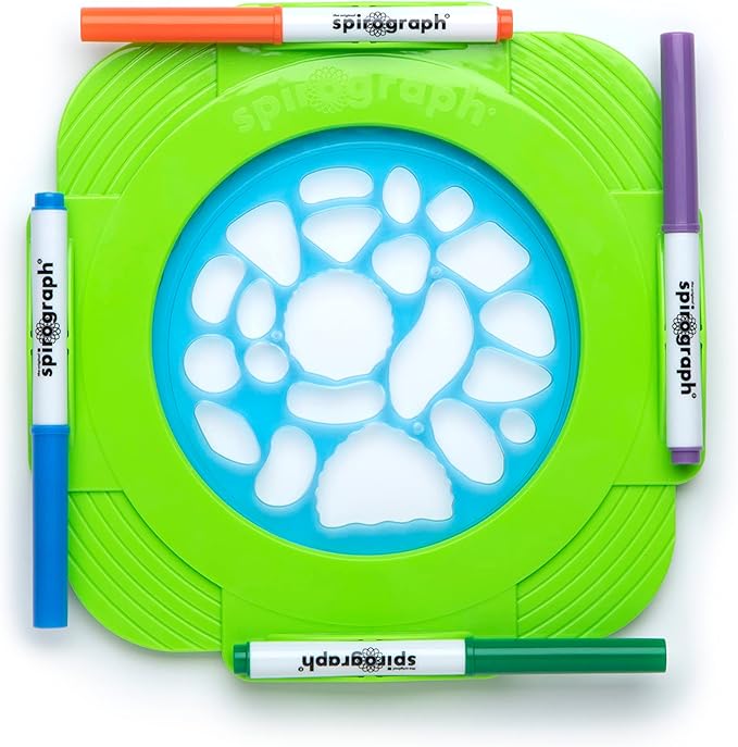 Spirograph — Window Designer — Art and Craft Kit for Kids — Design on Windows and Mirrors — Easy-to-Clean — for Ages 7+