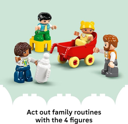 LEGO DUPLO Town 3 in 1 Modern Family House with Figures Building Toy - Learning Play Set for Toddler Boys & Girls, Ages 2+ - Fine Motor Skills Toys for Preschool - Gift for Birthdays - 10470