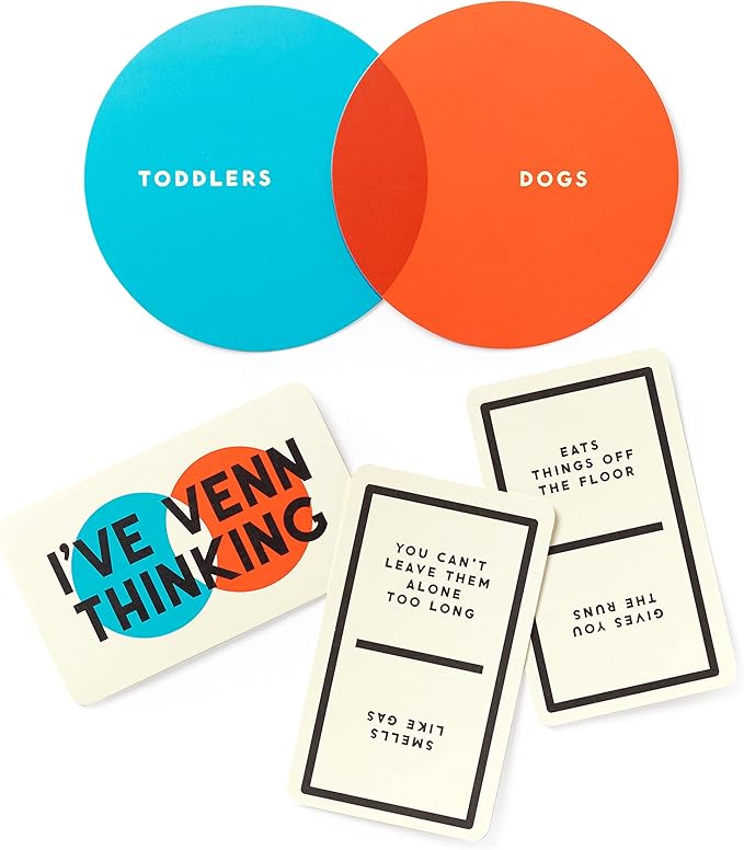 I've Venn Thinking – Fun Party Card Game About Finding Funny Common Things from Unexpected Pairings for Adults, Ages 13+