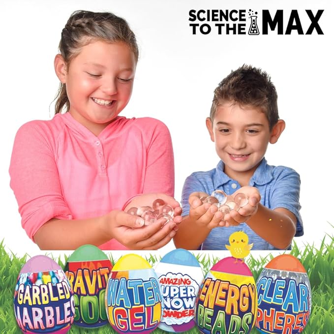 Be Amazing! Toys Egg-Cellent Experiment - 6 Pack Science Experiments for Children- Egg-Shaped Activity Kit for Boys and Girls - Easter Party Favor or Basket Stuffer - STEM for Kids 8+