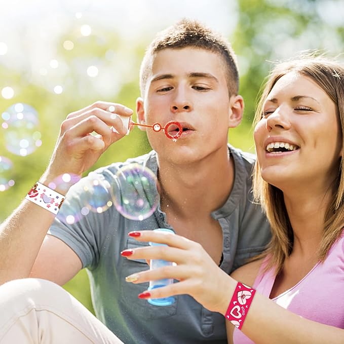 CCINEE 48PCS Valentine's Day Slap Bracelets, Assorted Heart Animal Printed Slap Wristbands Valentine Cartoon Snap Bands for Kids School Classroom Exchange Gifts Party Favor