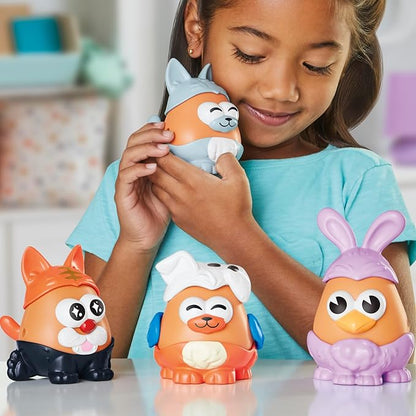 Potato Head Pet-Tato Tots, Pet-Themed Set with 31 Parts and Pieces Plus Rolling Carry Case, Easter Gift for Kids, Toddler and Preschool Toys for Girls and Boys 2 and Up (Amazon Exclusive)