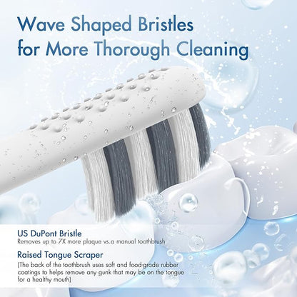 Replacement Toothbrush Heads Compatiable with Quip Electric Toothbrush Refill