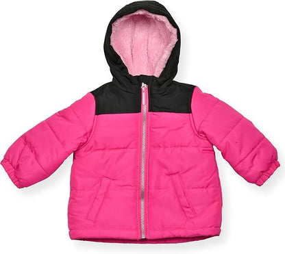 Arctic Quest Little Girls Bib Snow Pants and Ski Jacket Water-Resistant Snowsuit For Kids Winter Jacket For Girls