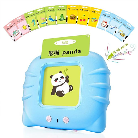 Chinese & English Bilingual Talking Flash Cards for Toddler/Beginning - Learning Educational Toy to Learn Chinese/English,Talking Flash Cards for Ages 2+