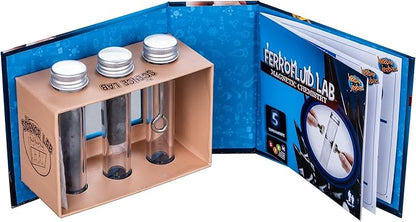 Ferrofluid Lab Magnetic Chemistry by Heebie Jeebies- 5 Experiments for Kids Ages 8+- Educational Science Project STEM Learning Unique Activities for Boys and Girls- Ideal Gift for Students